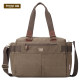One-shoulder British large-capacity canvas bag casual