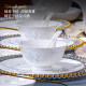 Finger sand high temperature tableware underglaze color dish set
