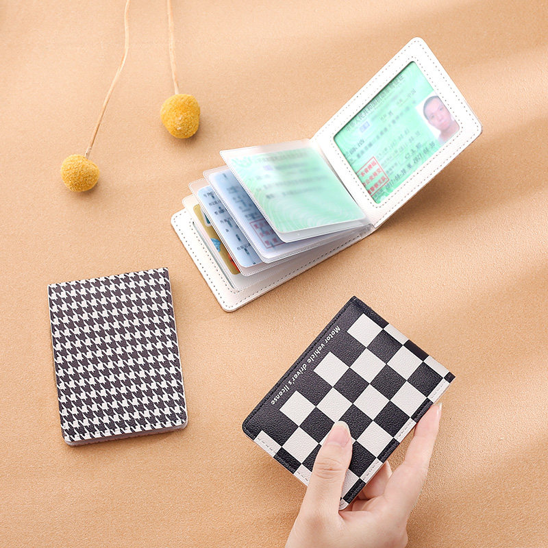 女士高端时尚网红机动车驾驶证套 贝罗盟证件包