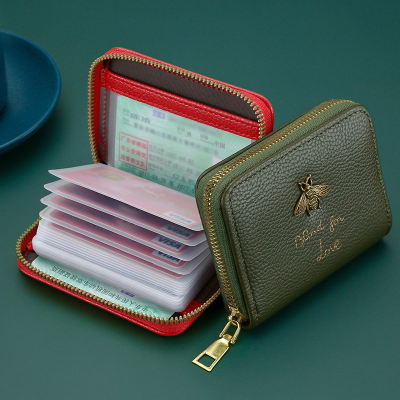 小蜜蜂多卡位银行卡套大容量卡片包 贝罗盟卡包