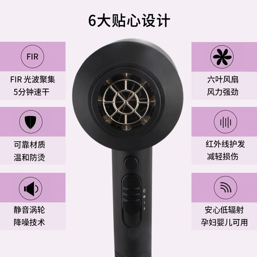 LANSAM Фен, безвредный горячий и холодный молоток, высокая мощность, не повреждает волосы