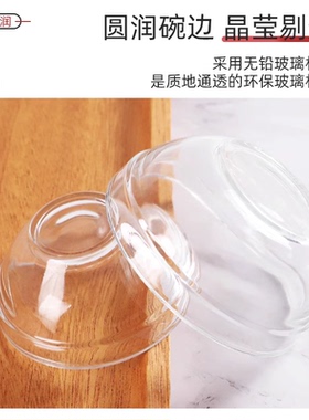 精油碗美容院专用面膜碗透明玻璃碗小碟子产品调配碗水疗灌肤工具