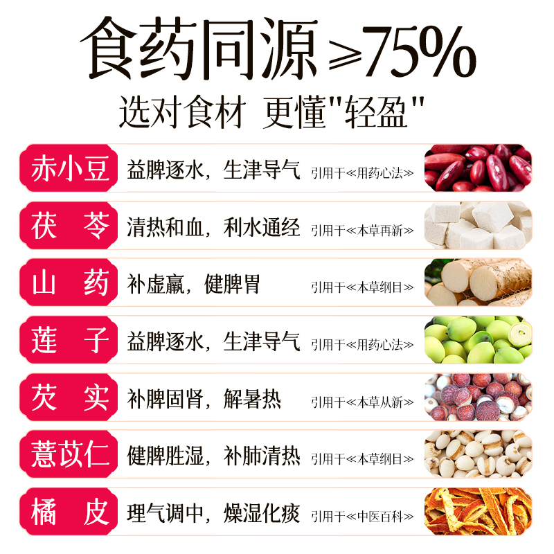 江中食疗豆稀30天装豆浆粉高蛋白膳食纤维药食同源茯苓营养早餐代