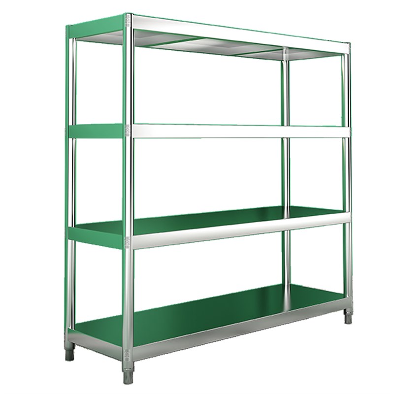 四层货架多层仓库家用厨房不x锈钢架子简易阳台金属定制落地置物 - 图3