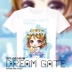 Yêu sống phiên bản Q Nicole South Bird Áo phông trắng Anime xung quanh Váy ngắn tay dài sinh viên tùy chỉnh - Carton / Hoạt hình liên quan những hình dán cute Carton / Hoạt hình liên quan