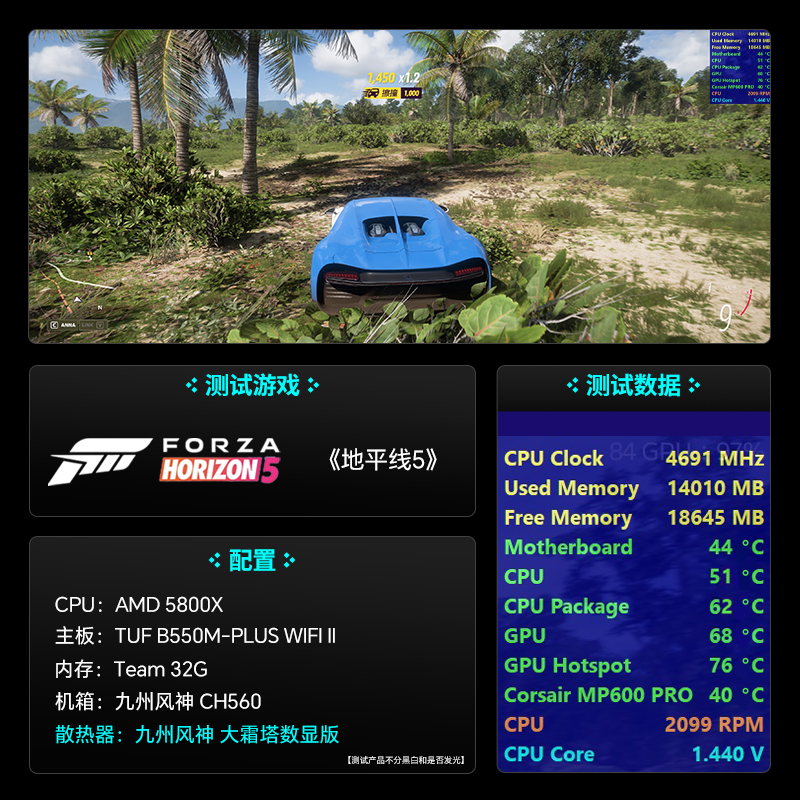 九州风神大霜塔AG620ARGB数显版(可视化温度超频260W附带硅脂)-图0