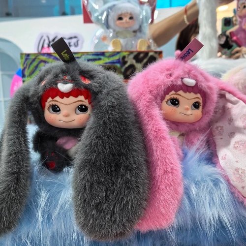 正版wakuku狐狐兔兔捣蛋日记系列盲盒第二代手办毛绒娃娃礼物女 - 图2