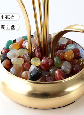 客厅玄关电视柜轻奢黄铜摆件