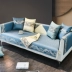 Sofa đệm bốn mùa vạn năng vải chống trượt bọc sofa khăn mới Trung Quốc gỗ rắn bao gồm tất cả phòng khách kết hợp đệm - Ghế đệm / đệm Sofa