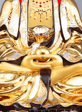 台湾盛凡鎏金毗卢宝珠观音佛具