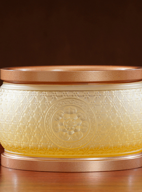 圆通佛具琉璃般若花供具套装家用