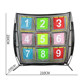 Team building props Frisbee net nine-square grid customizable Frisbee