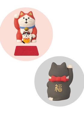 开运招福猫摆件concombre潮玩