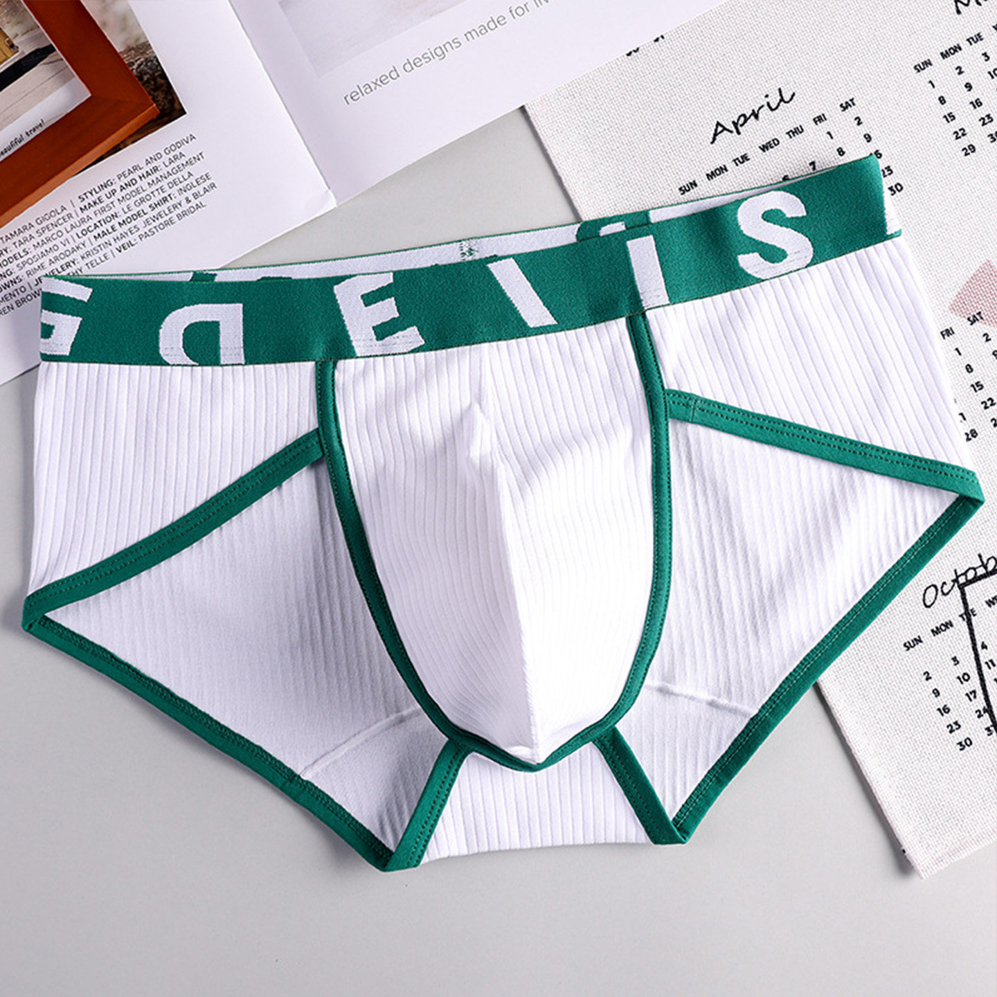 内裤男士低腰透气罗纹棉三角裤青年男款U凸性感运动短裤头裤衩男,淘宝优惠券,粉丝福利购,淘宝优惠卷