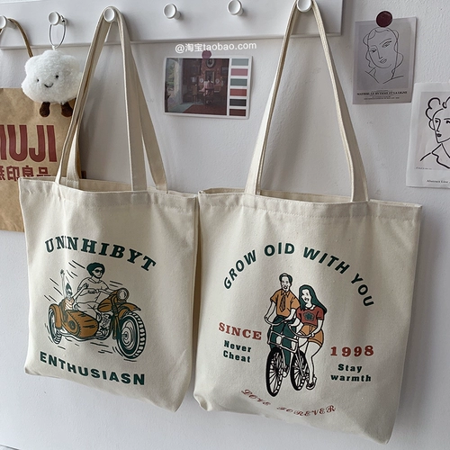 Шоппер, японская универсальная портативная сумка, подходит для студента, коллекция 2021