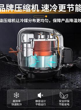 双门机内管冷柜商用厨房双温冷藏柜酒店后厨设备食品保鲜冰箱