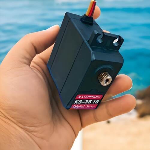 KS-3518数字舵机大扭力20kg金属齿全防水攀爬车机械臂机器人包邮 - 图0