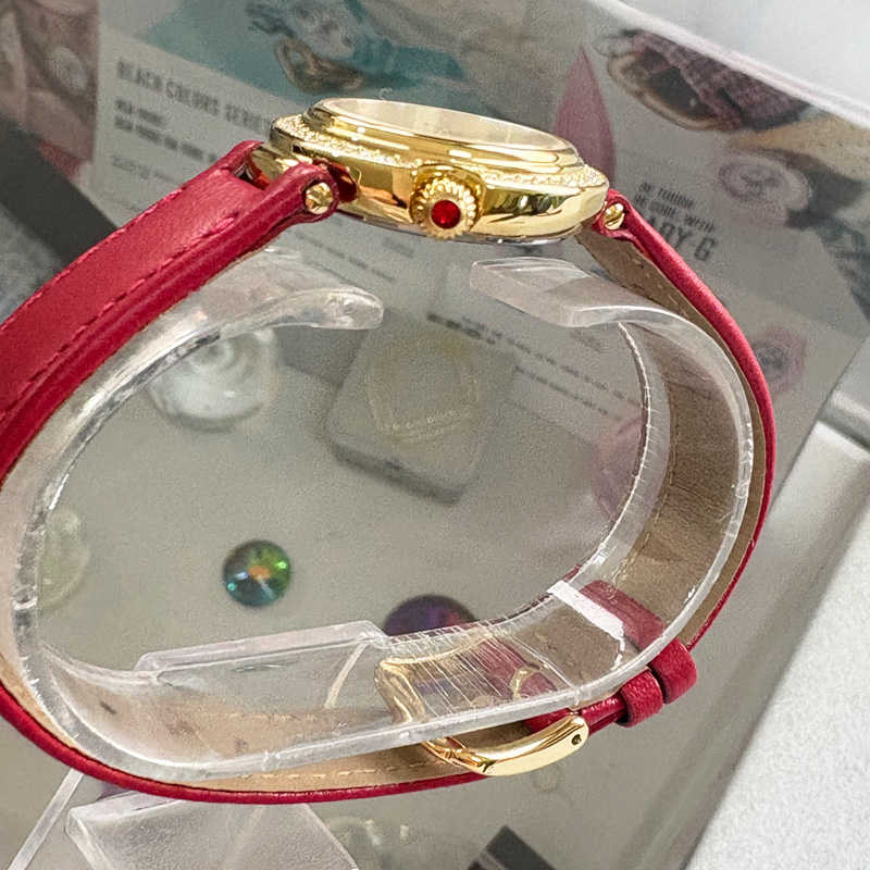 卡西欧手表女真皮表带珍珠母贝面防水石英SHE-4565GRL-7A/GBL/GSL - 图1