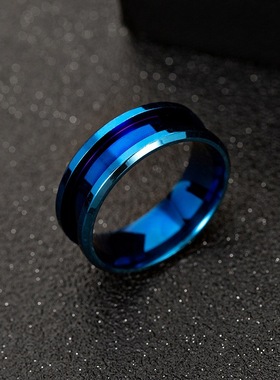 钛钢戒指空托DIY手工指环