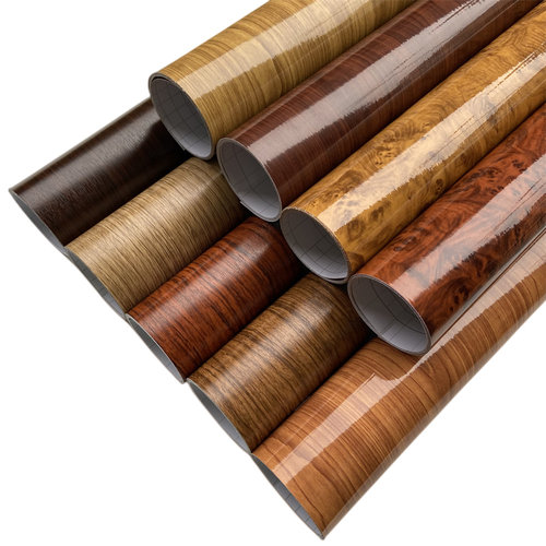 汽车内饰改色膜贴膜花梨木中控仪表台改装饰贴纸亮面专用仿木纹 - 图3