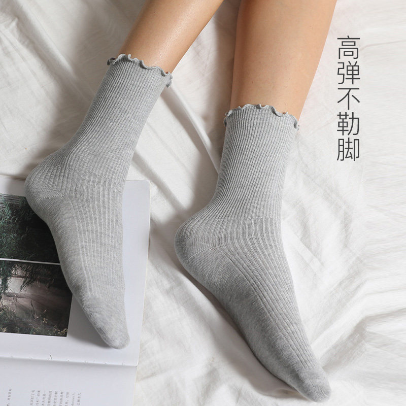 孕妇长筒棉袜秋冬透气月子袜产妇袜子柔软高弹亲肤无骨袜加厚堆堆