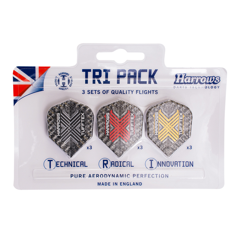 Tri Pack(Flights)镖翼尾翼组合套装 harrows哈路士英国原装进口-图3