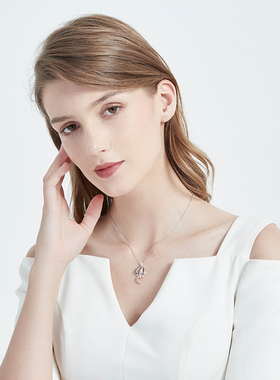 原创珠宝925银轻奢送女友吊坠