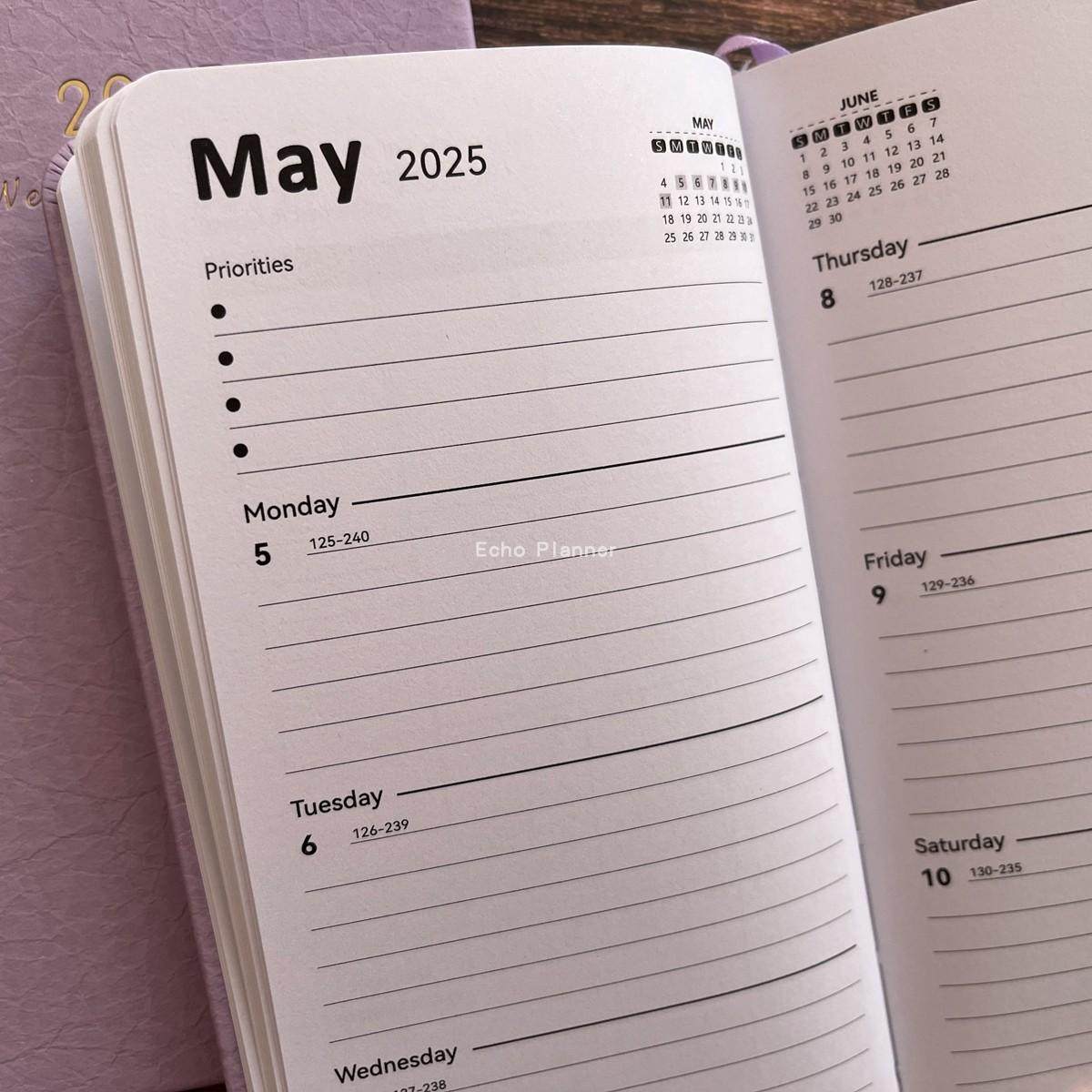 2026年日程本计划本planner规划师周计划本线圈外贸英文绑带记事,淘宝优惠券,粉丝福利购,淘宝优惠卷