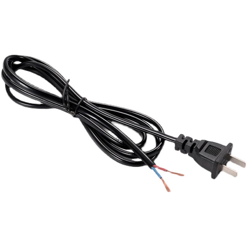 电源线纯铜国标插头线2X0.3/0.5/0.75/1/1.5平方二脚二芯插头带线,淘宝优惠券,粉丝福利购,淘宝优惠卷