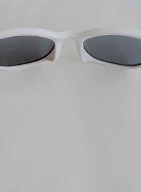 时尚白色大框遮阳司机个性墨镜