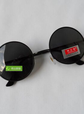 墨镜小圆形司机镜弹簧腿太阳镜