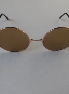 复古特务弹簧腿茶色个性墨镜