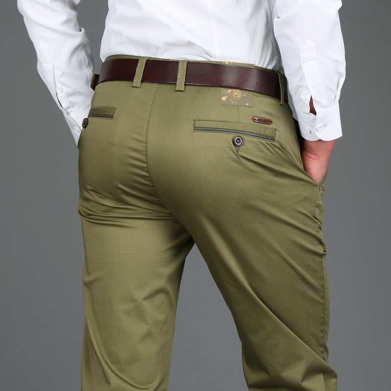 business casual green pants