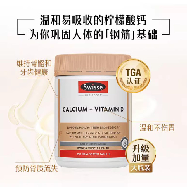 Swisse Empress Calcium + Vitamin D Tablets ສຸຂະພາບກະດູກ