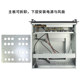 Touch screen chassis 6u all-in-one machine with display keyboard