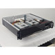 2u chassis short-band humidity temperature LCD screen dual power supply
