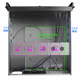 4u chassis EATX motherboard redundant power supply 360 water cooling