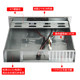 2u aluminum eatx motherboard redundant dual power supply industrial control chassis