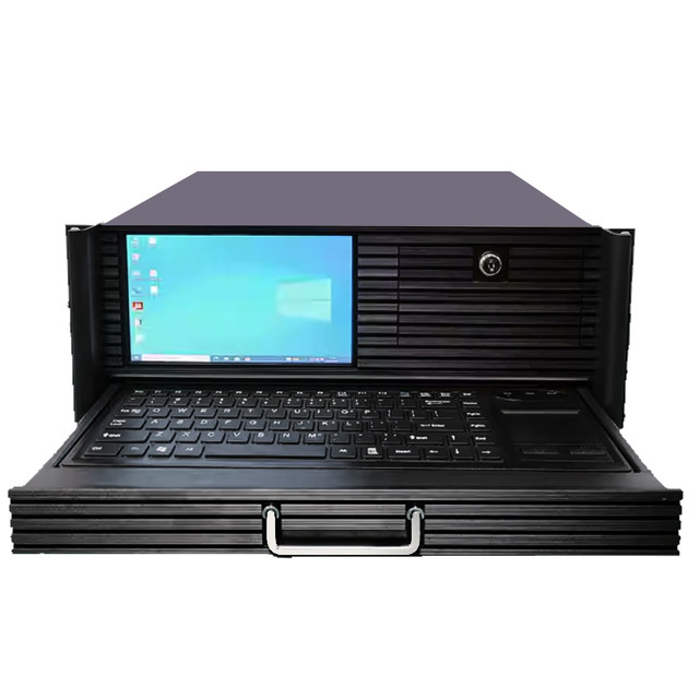 4u chassis 8.9-inch display all-in-one computer with keyboard
