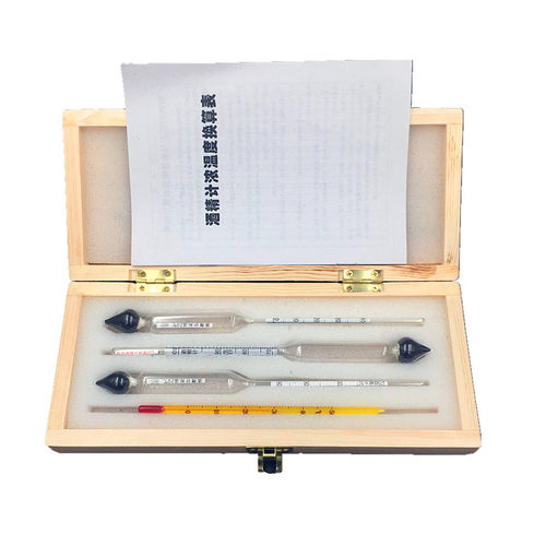 三支组酒精计白酒酒度计比重密度计0-100度测量自酿酒浓度计酒表 - 图3