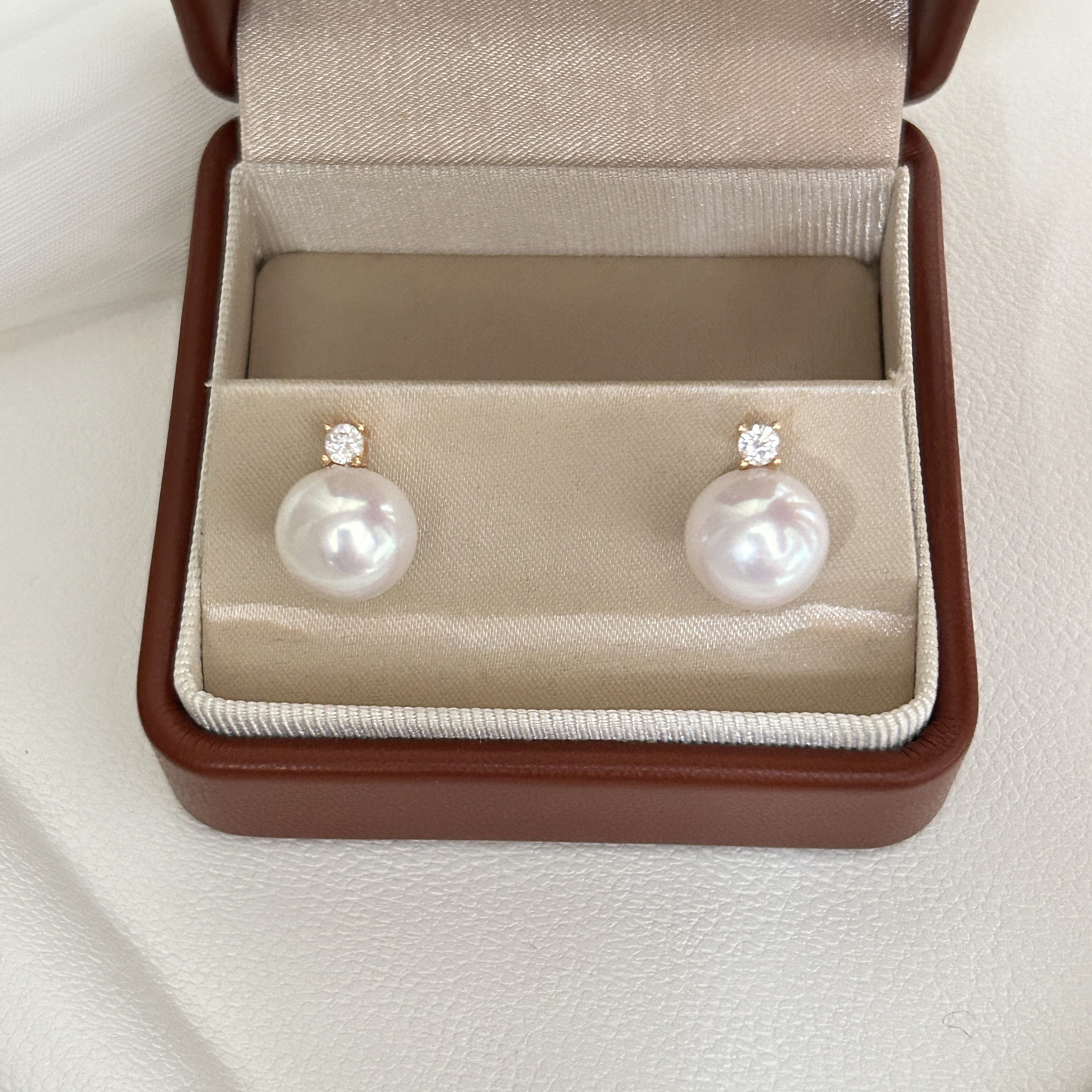 正圆大戴妃爱迪生真珍珠耳钉天然淡水纯银女2025新款耳饰平替澳白,淘宝优惠券,粉丝福利购,淘宝优惠卷