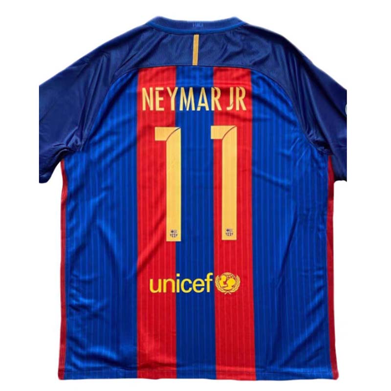 Messi Jersey Barcelona Retro Football Shirt RONALDINHO PUYOL - 图2