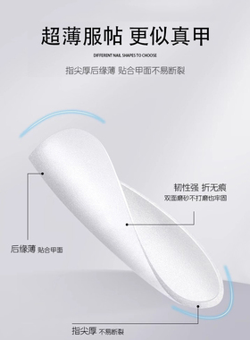 蜜色第六代新款穿戴甲专用甲片