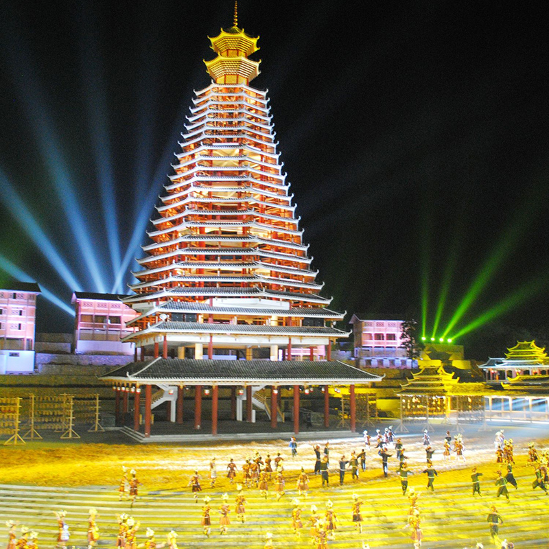 广西柳州三江旅游二日游纯玩2天1晚程阳八寨景区含坐妹演出门票 - 图2