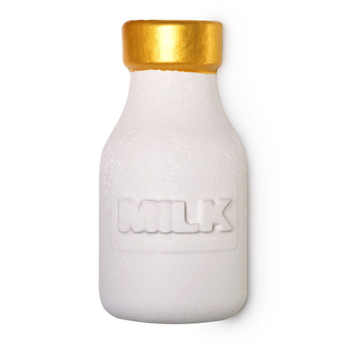 新款包邮英产LUSH milky牛奶豆奶豆乳瓶泡泡浴芭泡澡沐浴球190克 - 图3