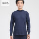 Middle-aged and elderly men's pure cotton autumn single-piece tops