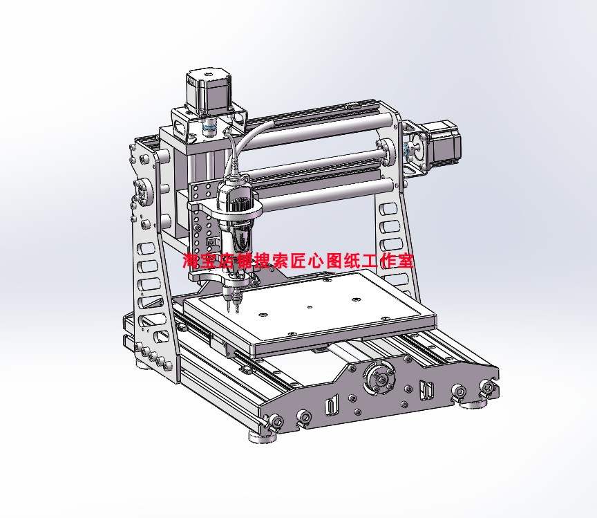 300多套CNC加工中心数控铣床车床打印机雕刻机机床3d图纸三维模型 - 图2