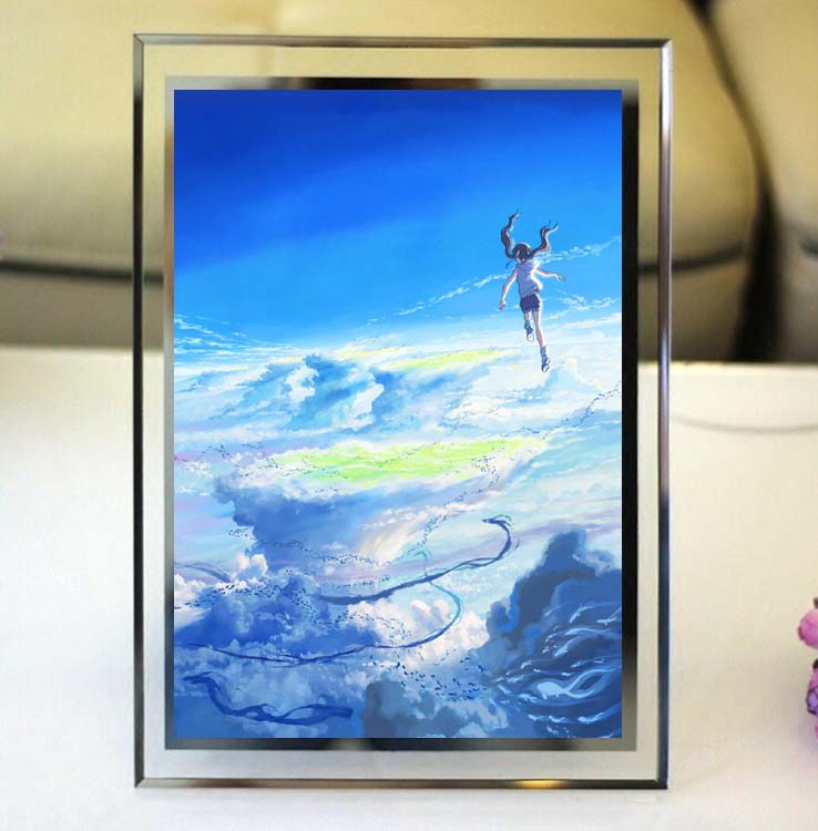 天气之子/森岛帆高/天野阳菜新海诚水晶相框玻璃摆台照片动漫周边
