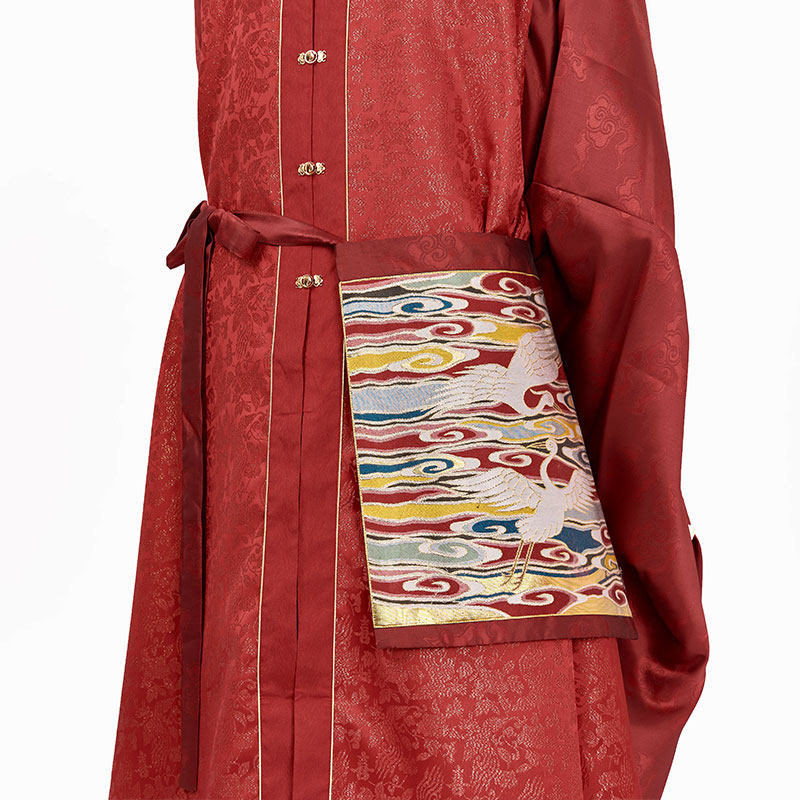 惜物国风 汉服配饰文创单肩斜挎背包中国风绣花织锦仙鹤补子包,淘宝优惠券,粉丝福利购,淘宝优惠卷