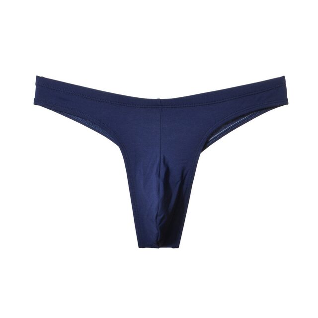 Sexy pure cotton large size men's seamless sports thong